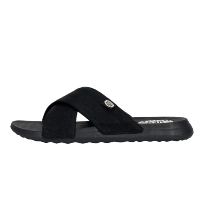 Christi Slide Distressed – Black