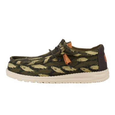 Wally Youth Fish Camo – Olive